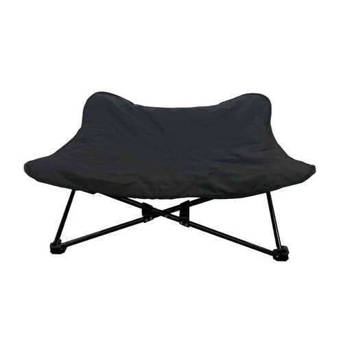 ペットベッド アウトドア ペットコット ブラック