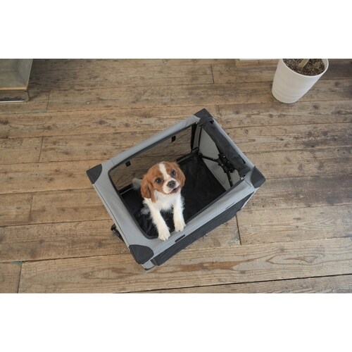 ペットキャリー 折りたたみ 簡単 グレー