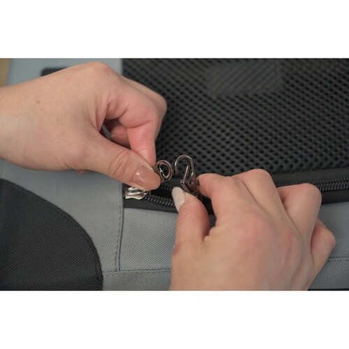 ペットキャリー 折りたたみ 簡単 グレー