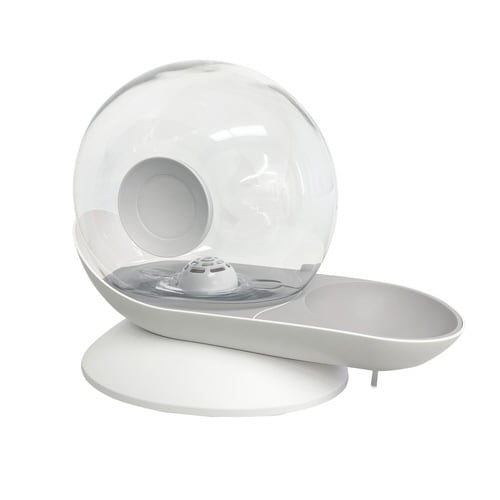 給水器 かたつむり型給水器 電源不要 自動 グレー