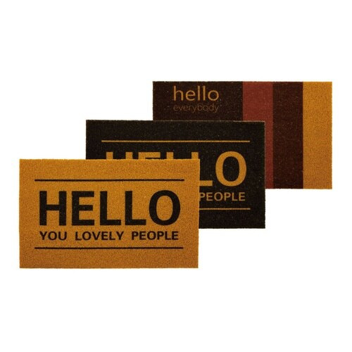 玄関マット PVCハローマット 75×45cm C