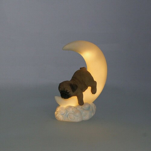 テーブルライト 犬 月 フレンチブル