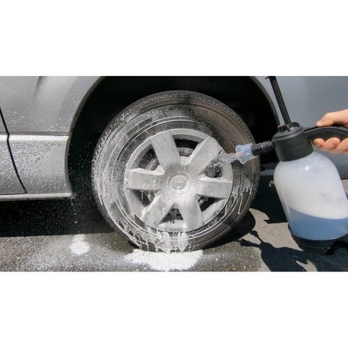 ポンプ 洗車 2way 加圧ポンプ 水用 洗剤用