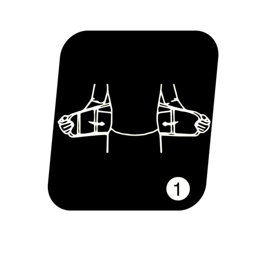 腰サポーター WETECH Mサイズ×Lサイズ