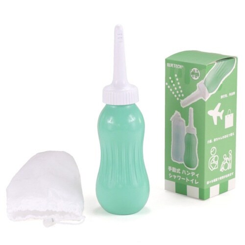 手動式 ハンディシャワートイレ ポーチ付き