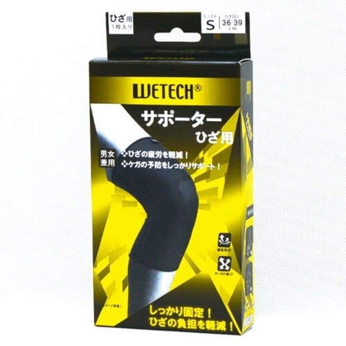 ひざサポーター WETECH 膝用 SからL S