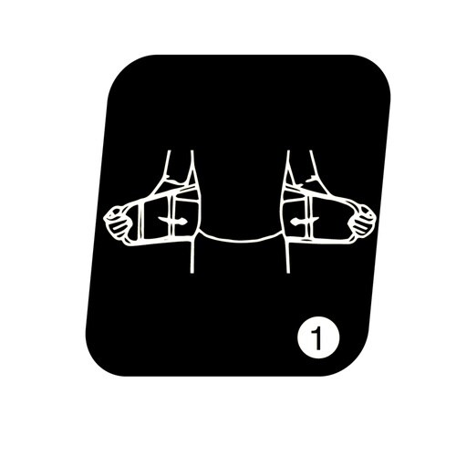 腰サポーター WETECH Sサイズ×Mサイズ