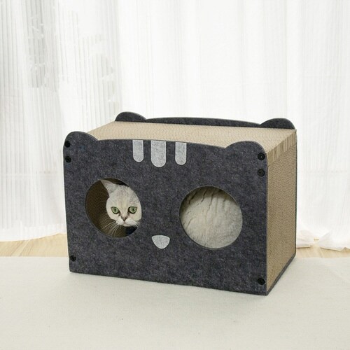 ペットハウス 猫 にゃんずハウス グレー