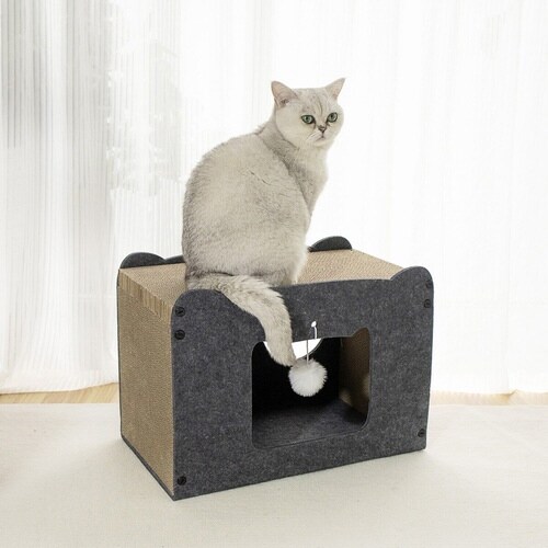 ペットハウス 猫 にゃんずハウス グレー