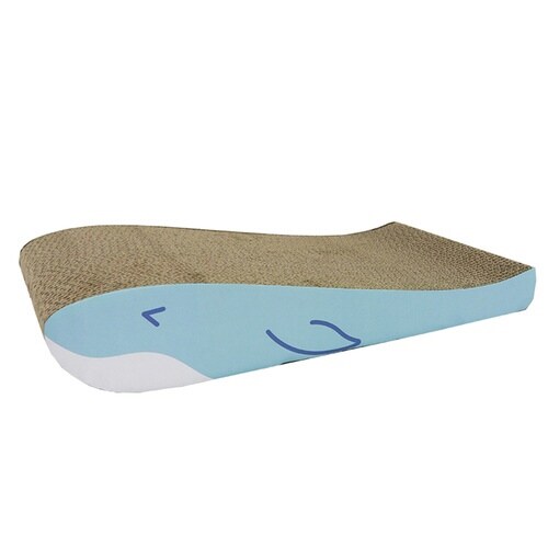 爪とぎ くじら兄弟 2個入り 猫 段ボール