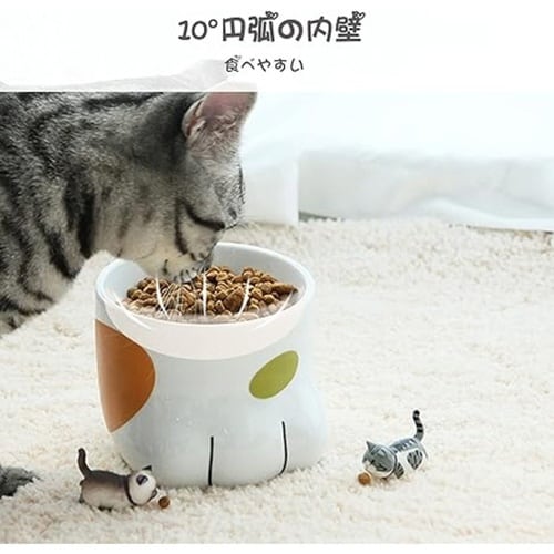 フードボウル 肉球フードボウル 犬 猫 高さがある
