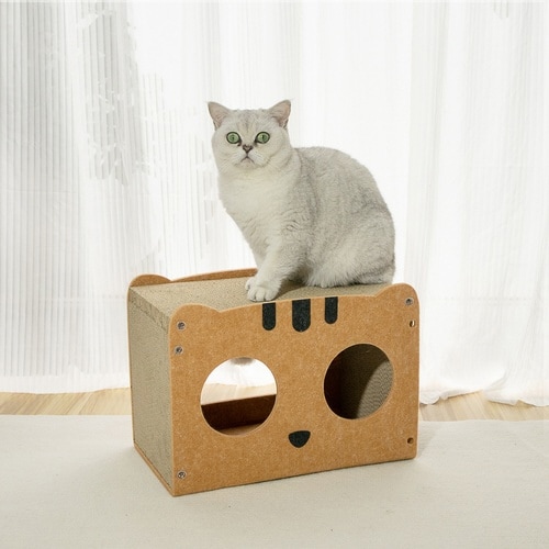 ペットハウス 猫 にゃんずハウス L イエロー