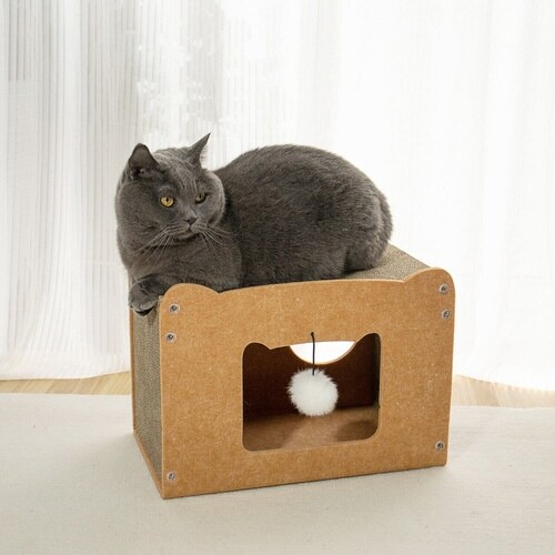 ペットハウス 猫 にゃんずハウス イエロー