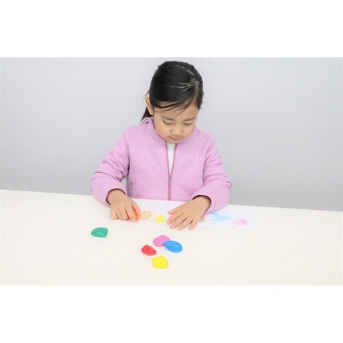 クレヨン 6色 安心 赤ちゃん 日本製 高品質