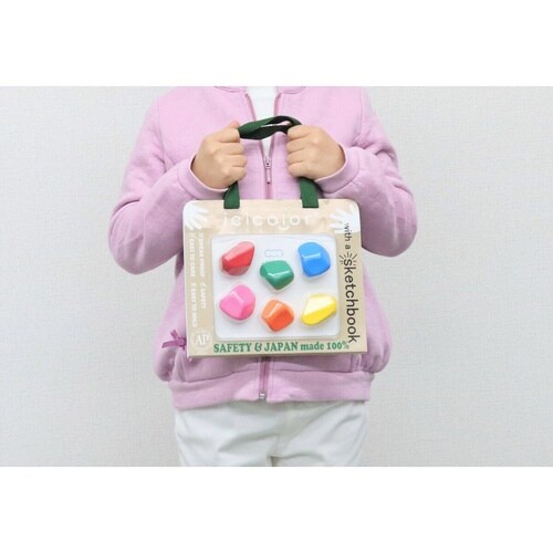 クレヨン 6色 安心 赤ちゃん 日本製 高品質