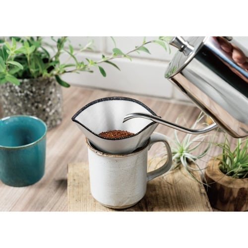 コーヒーフィルター 1杯用 シルバー ステンレス