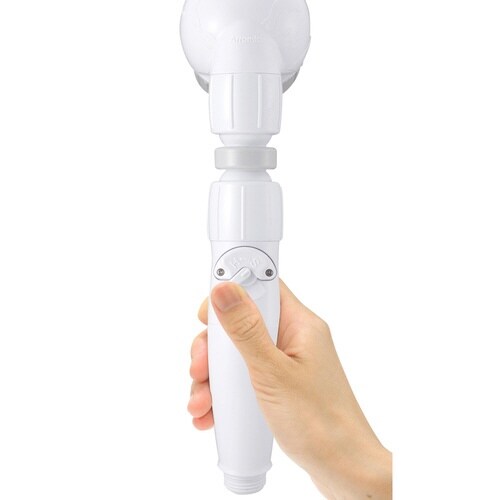 シャワーヘッド 節水 3D ライトグレー