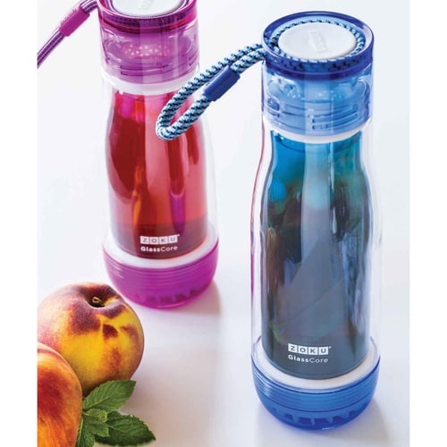 水筒 355ml ダブルウォール ZOKU ブルー
