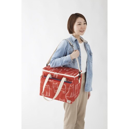 保冷バッグ ショルダーベルト付き 保冷 ネコ