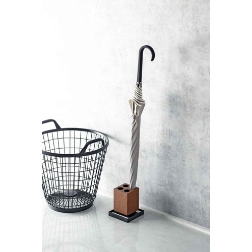 傘立て アンブレラスタンド 珪藻土 4本 ブラウン