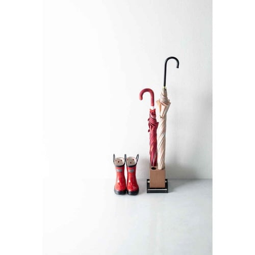 傘立て アンブレラスタンド 珪藻土 4本 ブラウン