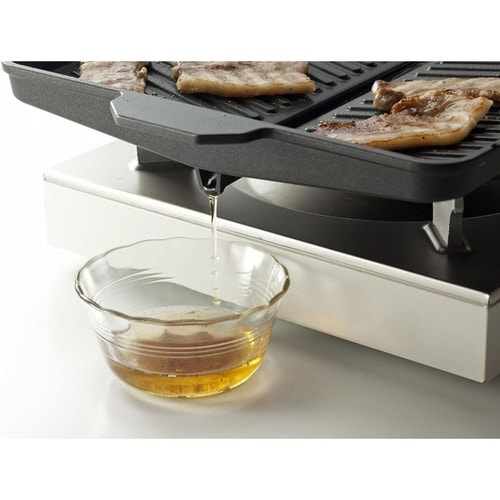 ヘルシー焼肉プレート 角型 ガス火専用