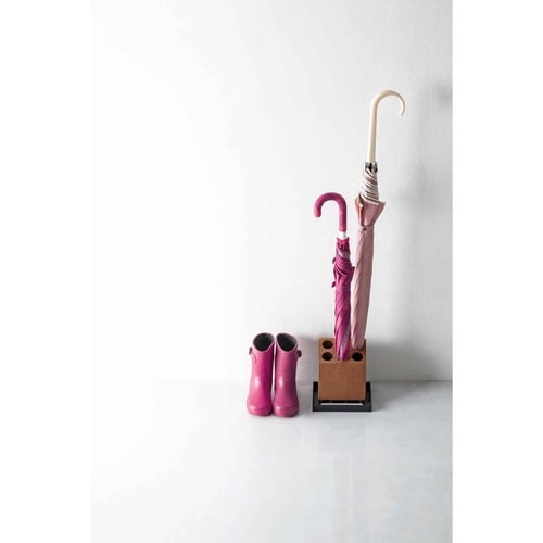 傘立て アンブレラスタンド 珪藻土 6本 ブラウン