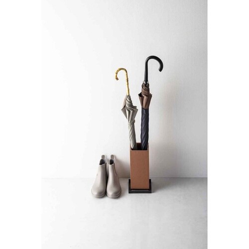 karari 傘立て 珪藻土 4本用 ブラウン