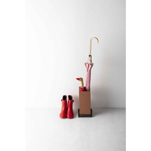 karari 傘立て 珪藻土 4本用 ブラウン