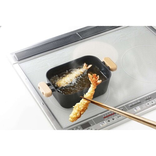 角型天ぷら鍋 IH対応 鉄鋳物