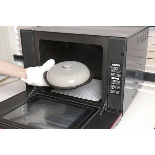 丸型グリルプレート 18cm 陶器 フタ付き