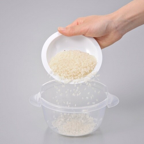 電子レンジ炊飯器 一膳 二重蓋 日本製