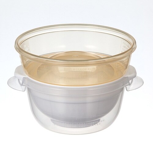 電子レンジ炊飯器 一膳 二重蓋 日本製