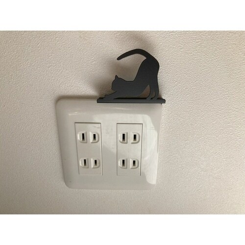 スイッチスタンド 壁 コンセント 収納 ネコB