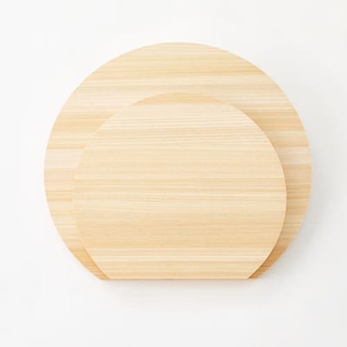 丸いまな板 ひのき 小 D型まな板 日本製