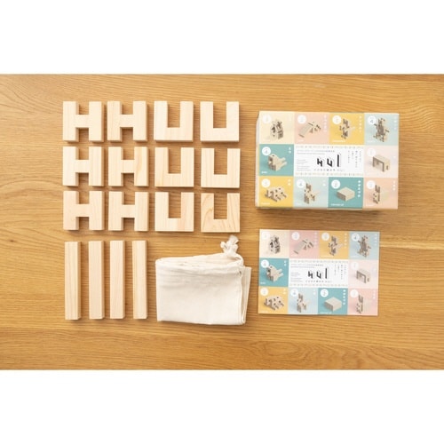 知育玩具 積み木 ひのきの積み木 HUI フーイ