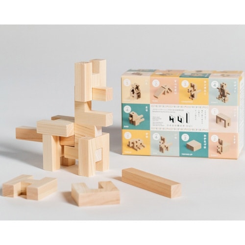 知育玩具 積み木 ひのきの積み木 HUI フーイ