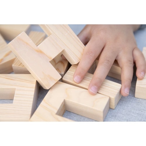 知育玩具 積み木 ひのきの積み木 HUI フーイ