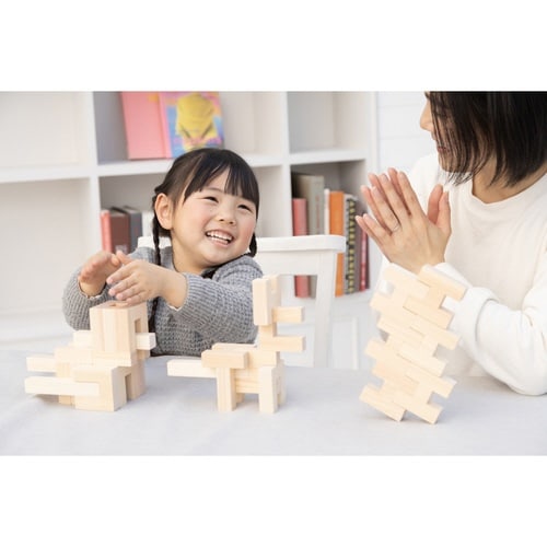 知育玩具 積み木 ひのきの積み木 HUI フーイ