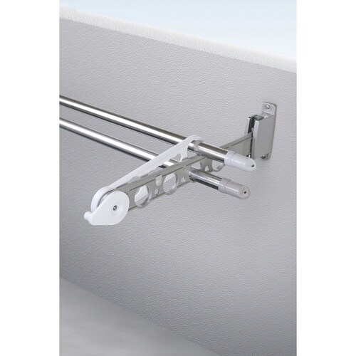 物干し サオアップ ベランダ物干し ホワイト