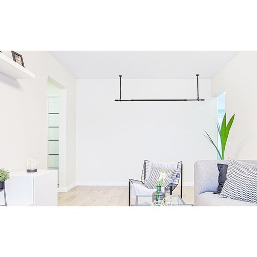 室内物干し 吊下げ型室内物干 ブラック