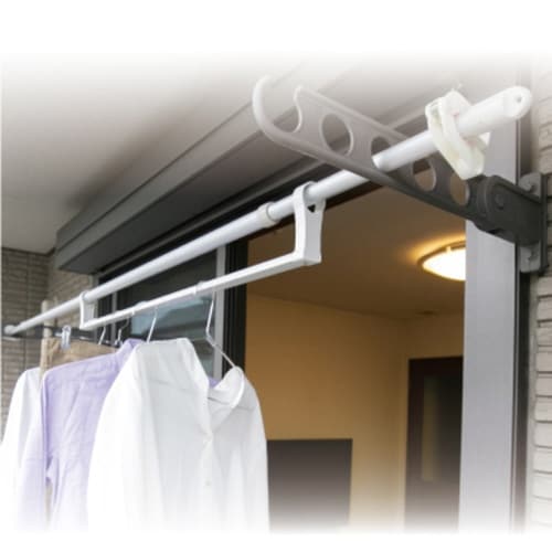 物干し 室内 スライドものほし竿