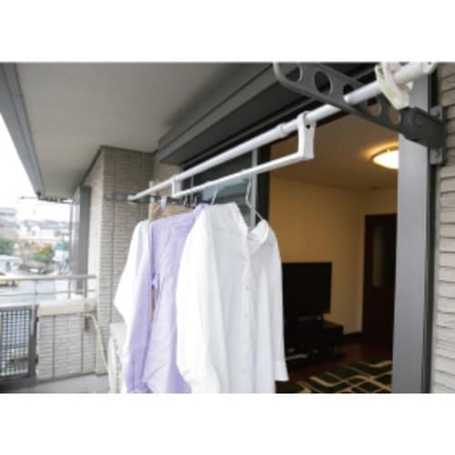 物干し 室内 スライドものほし竿