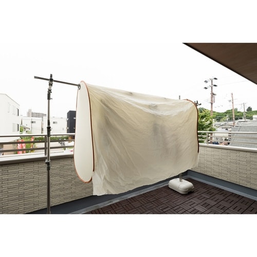 雨よけカバー 洗濯ものカバー ワイド 花粉 黄砂