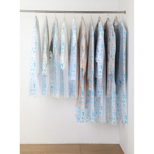 衣類カバー ティッシュ式 洋服カバー バード