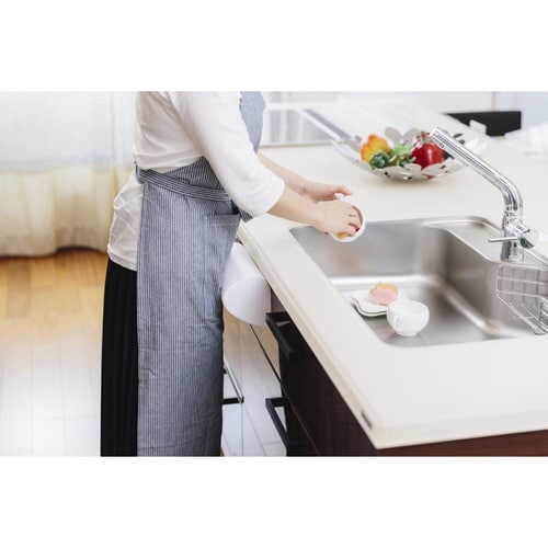 新発見 もたれるだけで洗い物が楽ちん!