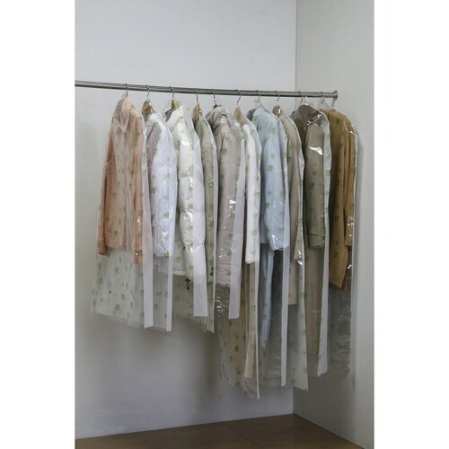 洋服カバー 50枚入 ティッシュ式 クローバー