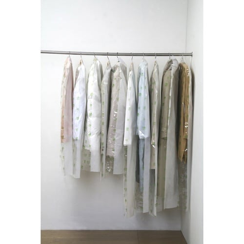 洋服カバー 50枚入 ティッシュ式 クローバー