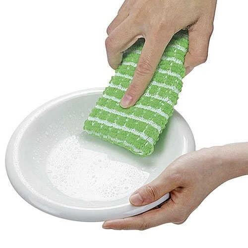 キッチンスポンジ 極め泡ネット グリーン