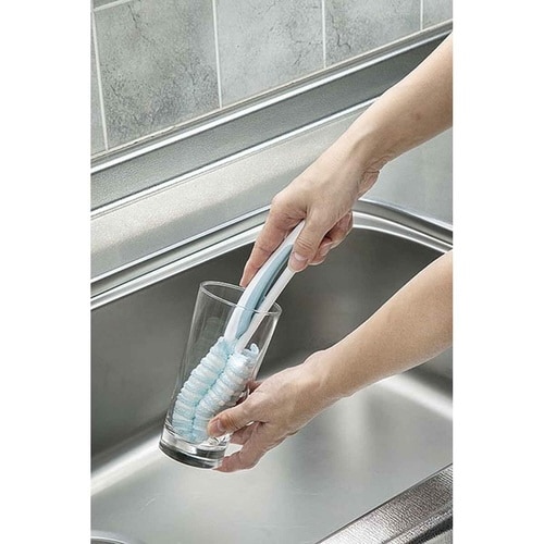 ボトル洗い キッチンスポンジ 泡立つボトル洗い